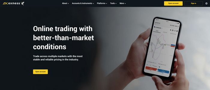 Exness: Reliable on-line trading on financial markets